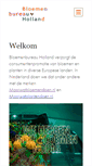 Mobile Screenshot of bloemenbureauholland.nl